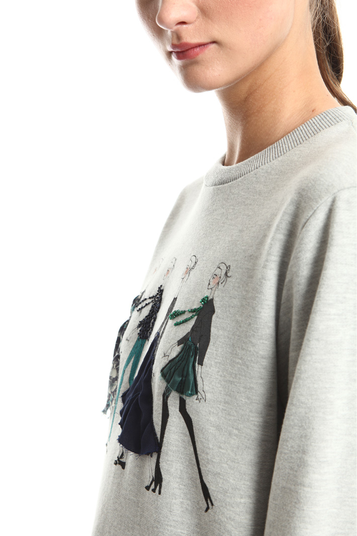 Cotton sweatshirt Intrend Cotton sweatshirt Intrend
