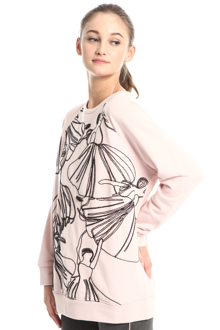 Embroidered sweatshirt Intrend Embroidered sweatshirt Intrend