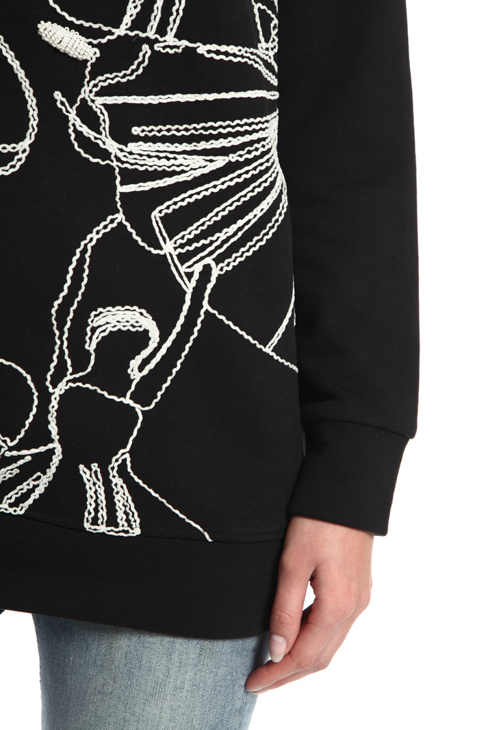 Embroidered sweatshirt Intrend Embroidered sweatshirt Intrend