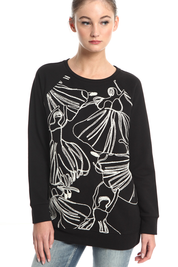 Embroidered sweatshirt Intrend Embroidered sweatshirt Intrend