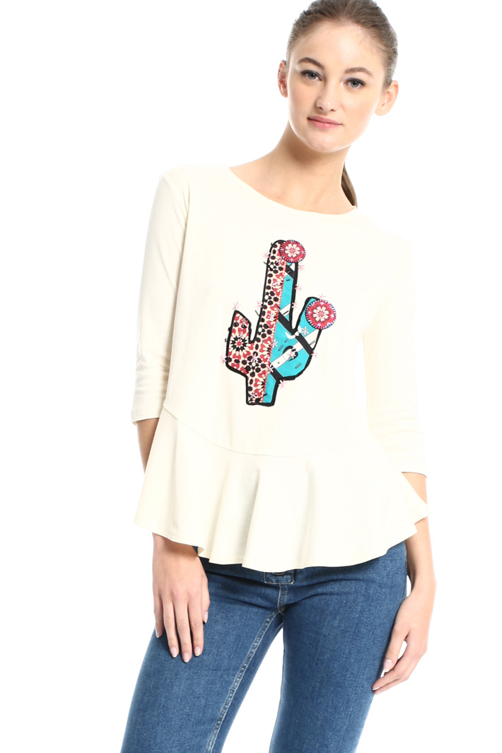 Flounced T-shirt Intrend Flounced T-shirt Intrend