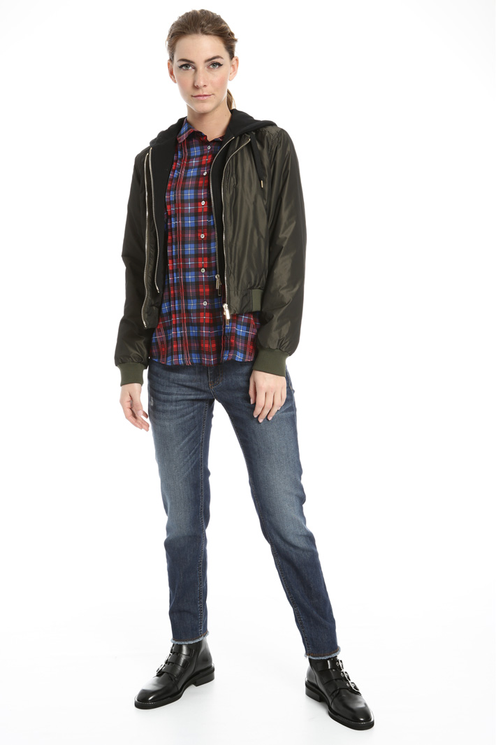 Hooded bomber jacket Intrend Hooded bomber jacket Intrend