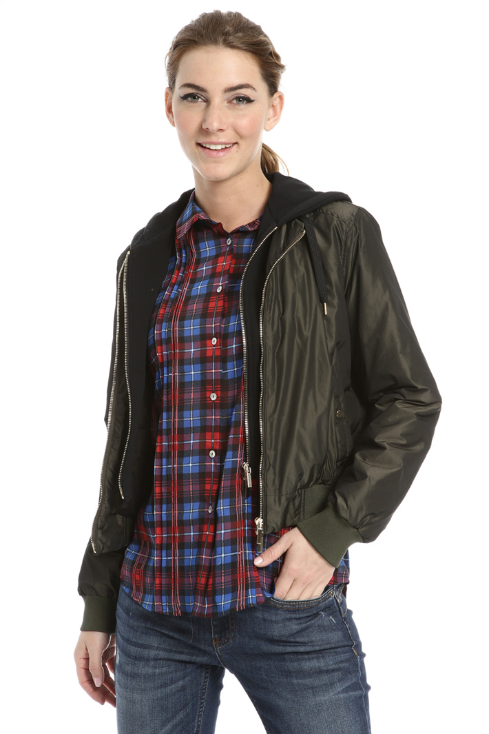 Hooded bomber jacket Intrend Hooded bomber jacket Intrend