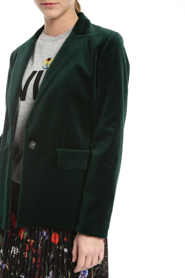 Stretch velvet blazer Intrend Stretch velvet blazer Intrend