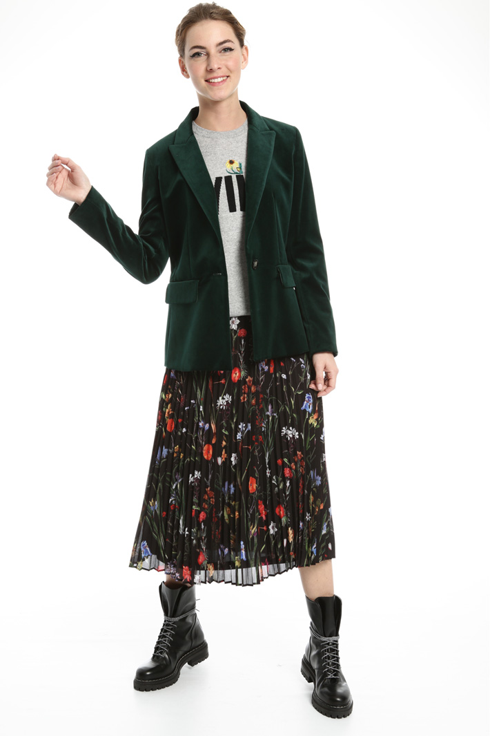 Stretch velvet blazer Intrend Stretch velvet blazer Intrend