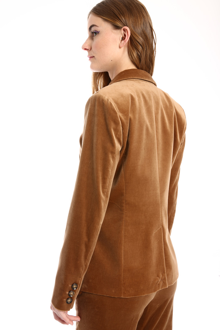Stretch velvet blazer Intrend Stretch velvet blazer Intrend