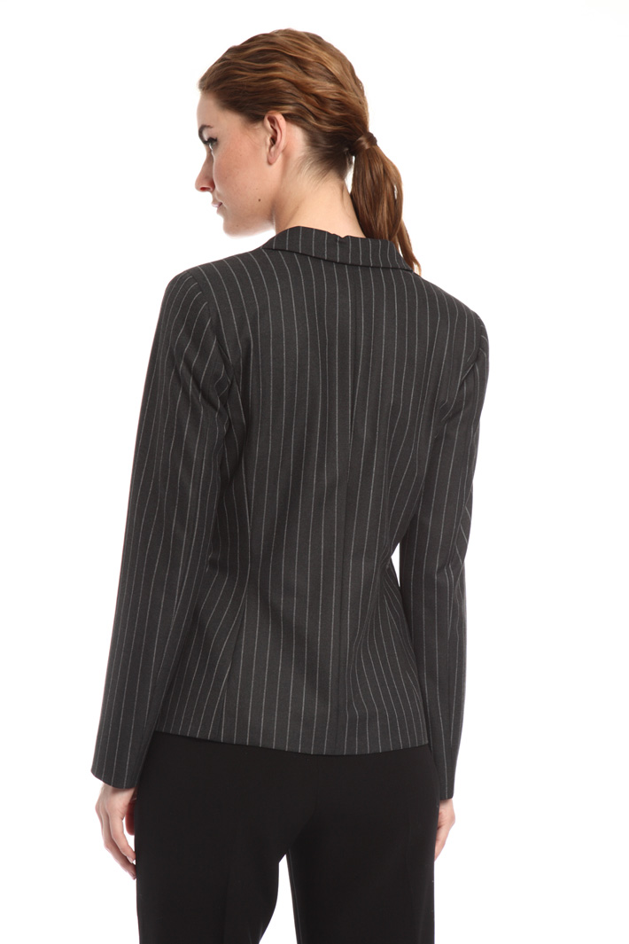 Fitted pinstripe blazer Intrend Fitted pinstripe blazer Intrend