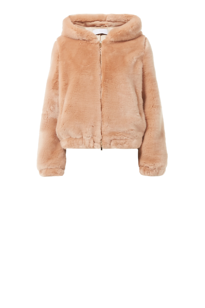 Fur-effect bomber jacket Intrend Fur-effect bomber jacket Intrend