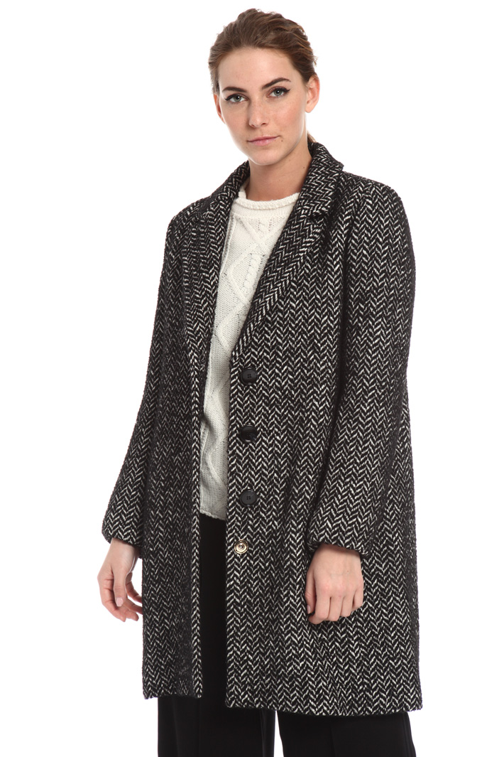 Bouclé coat Intrend Bouclé coat Intrend