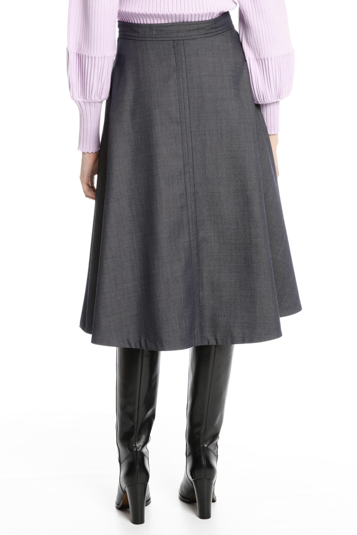 Pure wool midi skirt Intrend Pure wool midi skirt Intrend