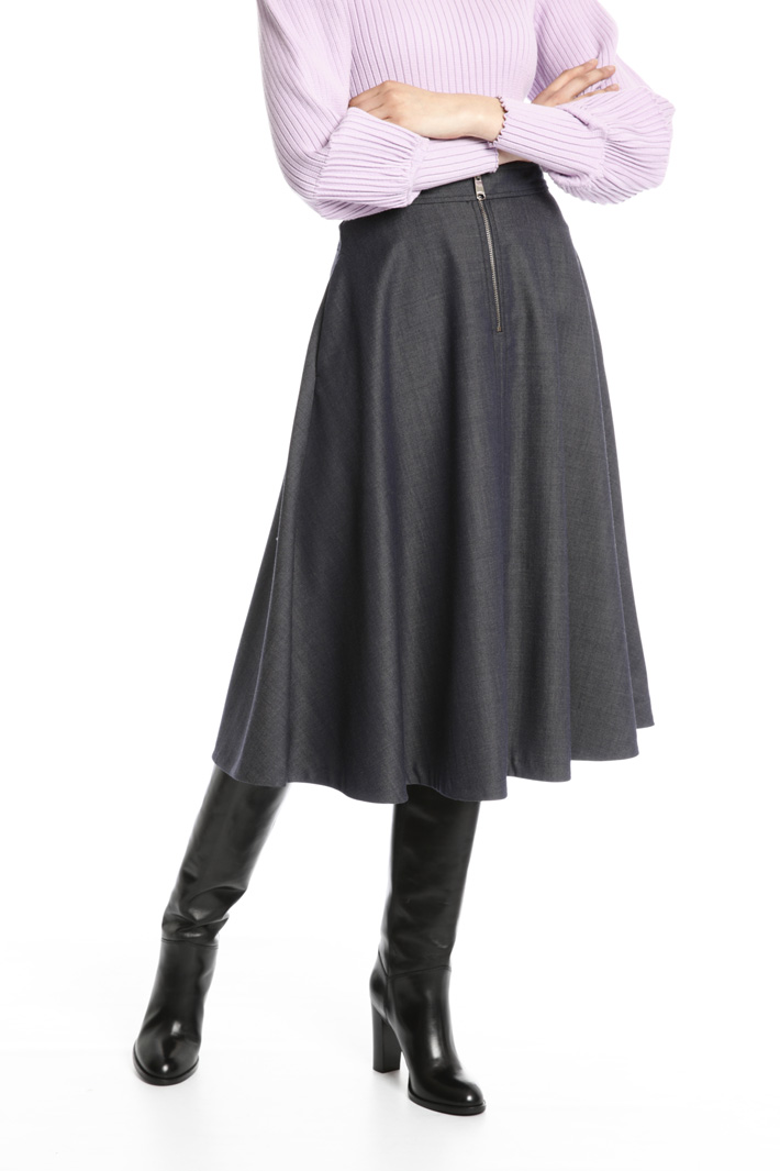 Pure wool midi skirt Intrend Pure wool midi skirt Intrend