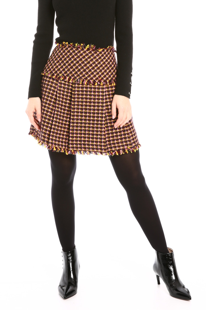Woven lurex skirt Intrend Woven lurex skirt Intrend