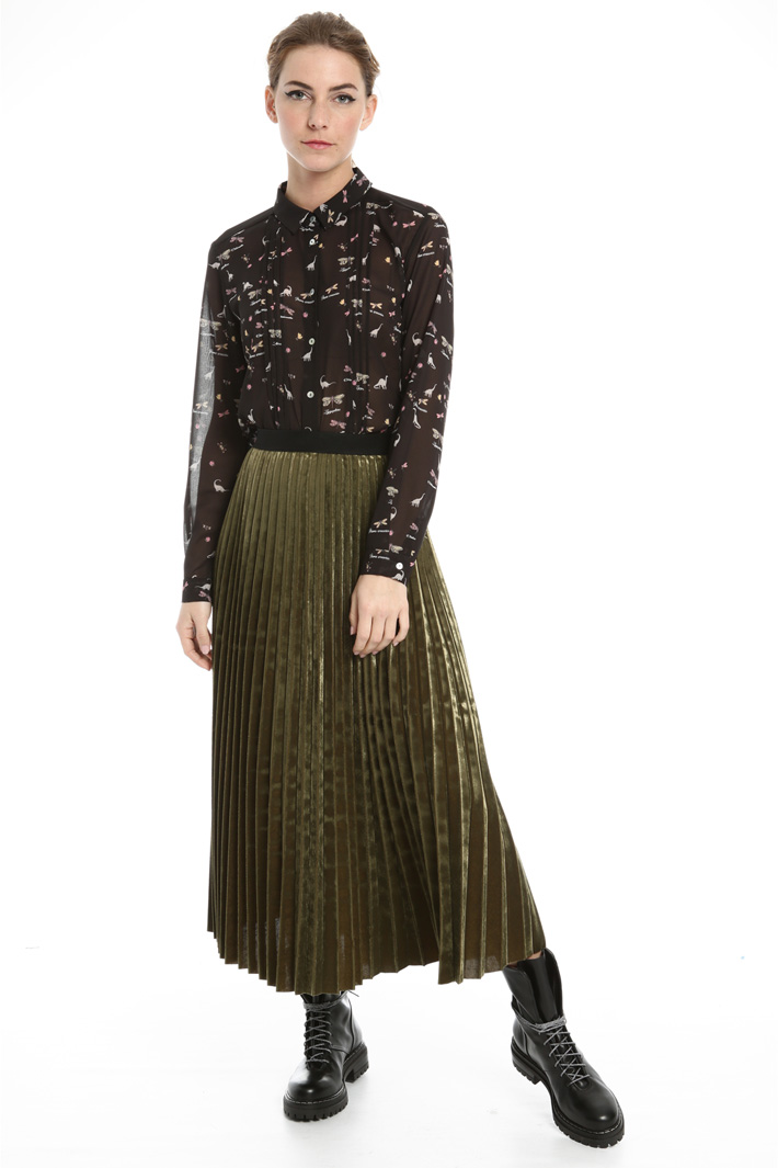 Panne velvet skirt Intrend Panne velvet skirt Intrend