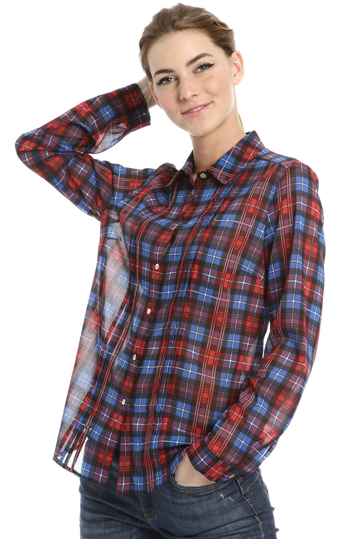 Printed georgette shirt Intrend Printed georgette shirt Intrend