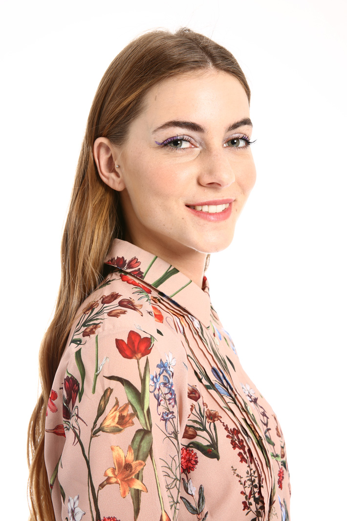 Printed georgette shirt Intrend Printed georgette shirt Intrend