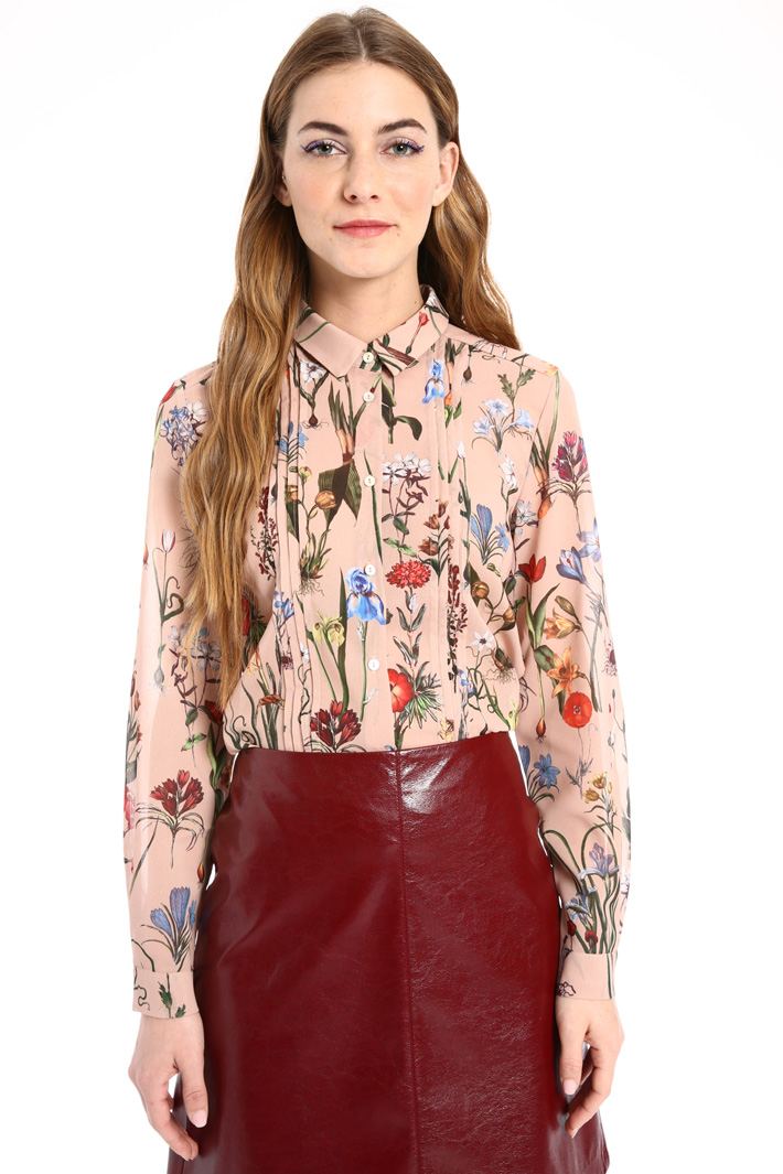 Printed georgette shirt Intrend Printed georgette shirt Intrend