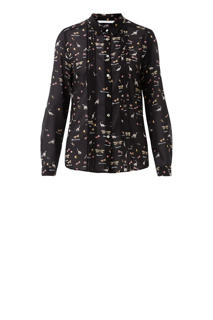 Printed georgette shirt Intrend Printed georgette shirt Intrend