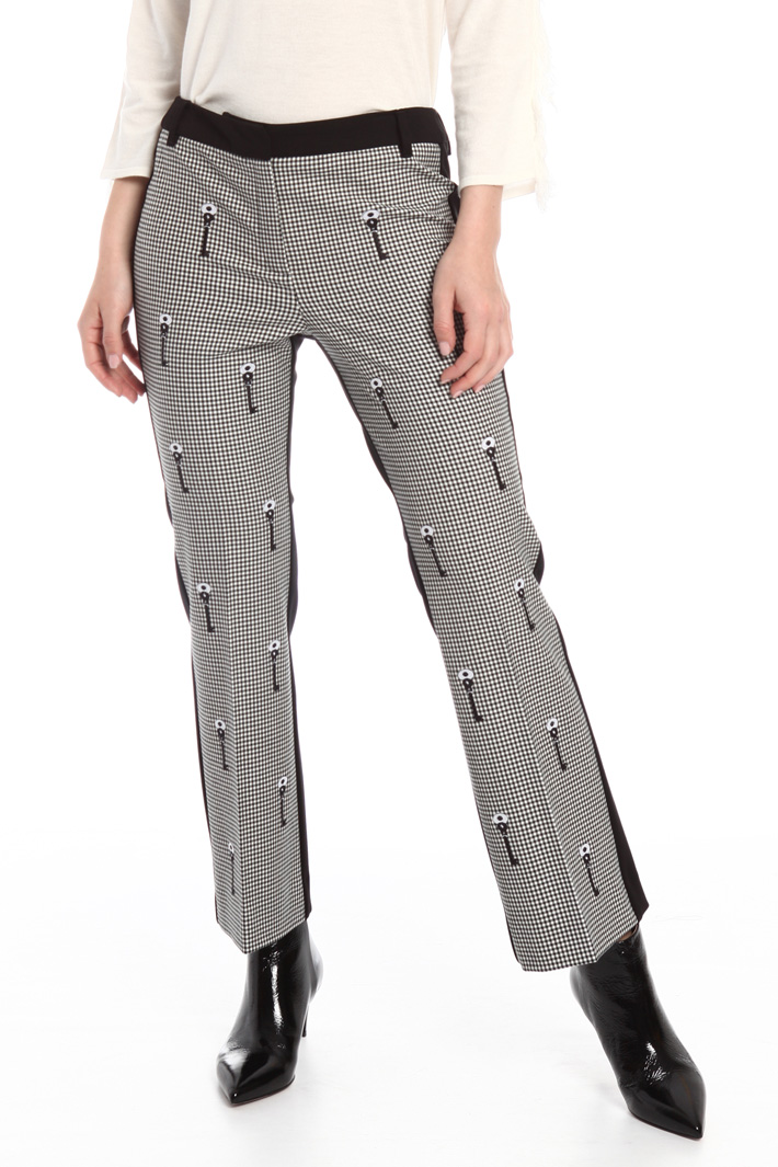 Jersey and fabric trousers Intrend Jersey and fabric trousers Intrend