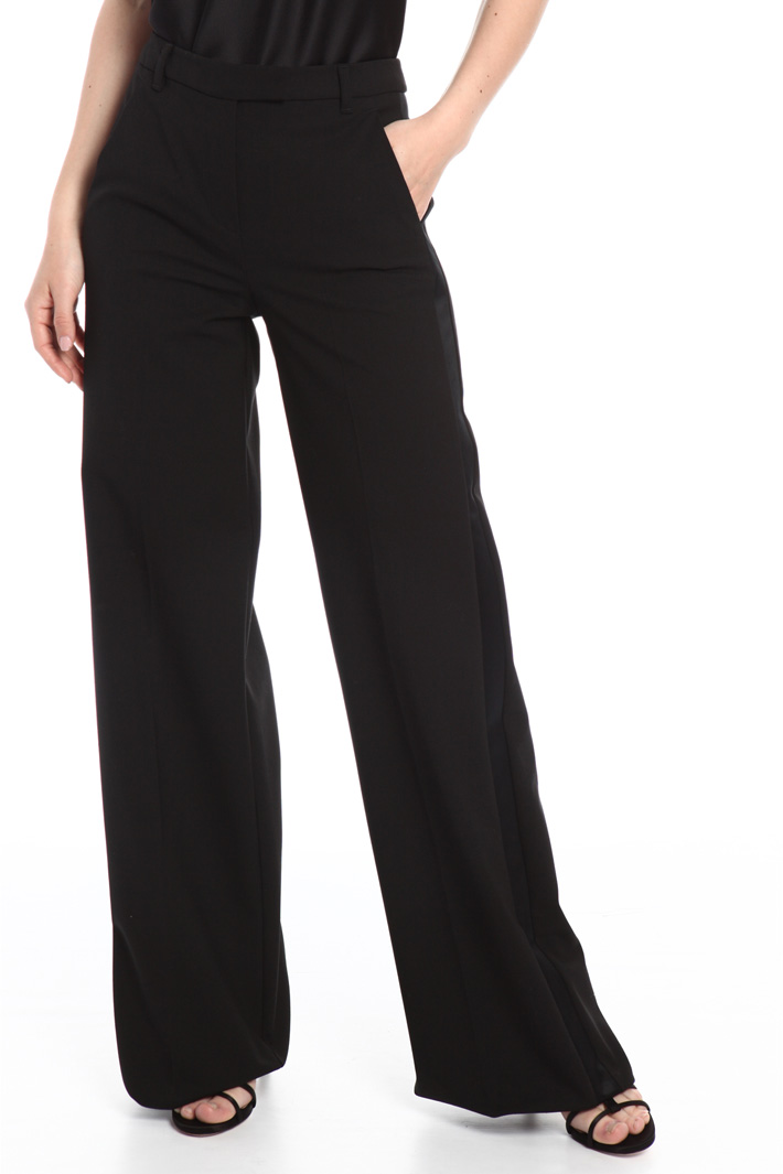 Wool palazzo trousers Intrend Wool palazzo trousers Intrend