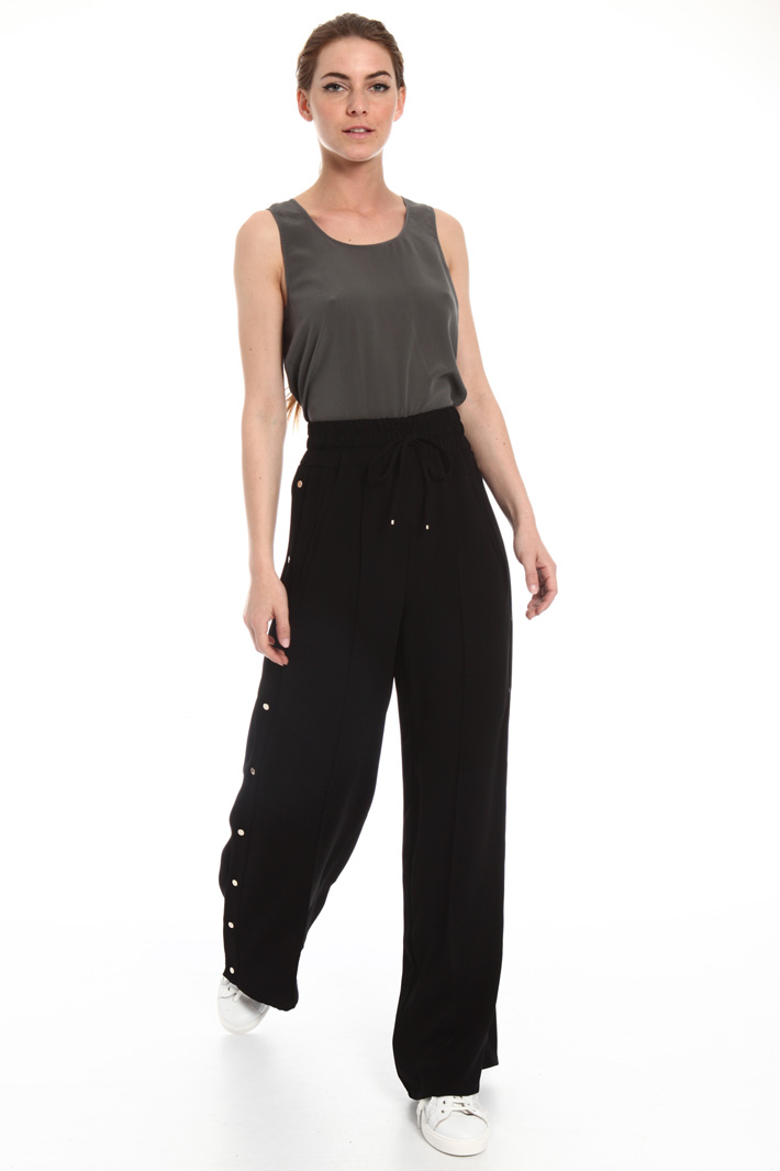 Trousers with side buttons Intrend Trousers with side buttons Intrend