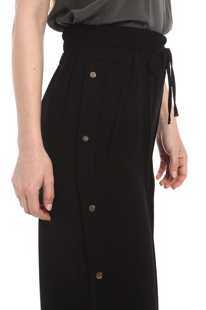 Trousers with side buttons Intrend Trousers with side buttons Intrend