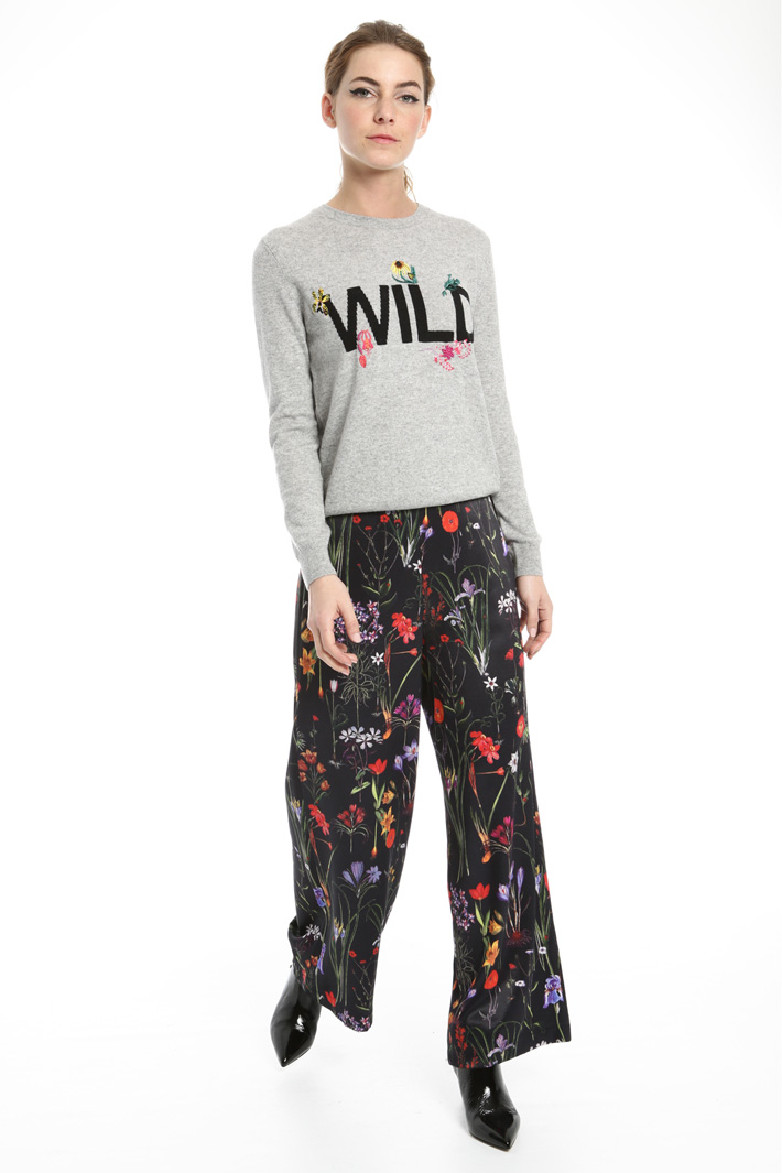 Printed fluid trousers Intrend Printed fluid trousers Intrend