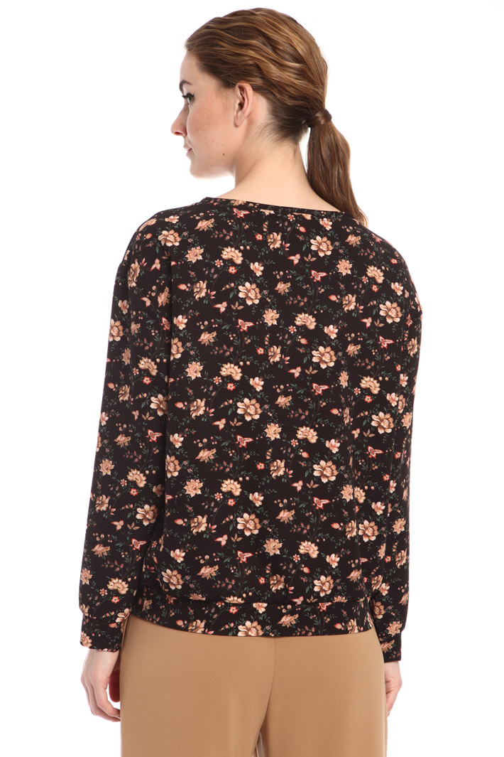 Printed cady blouse Intrend Printed cady blouse Intrend