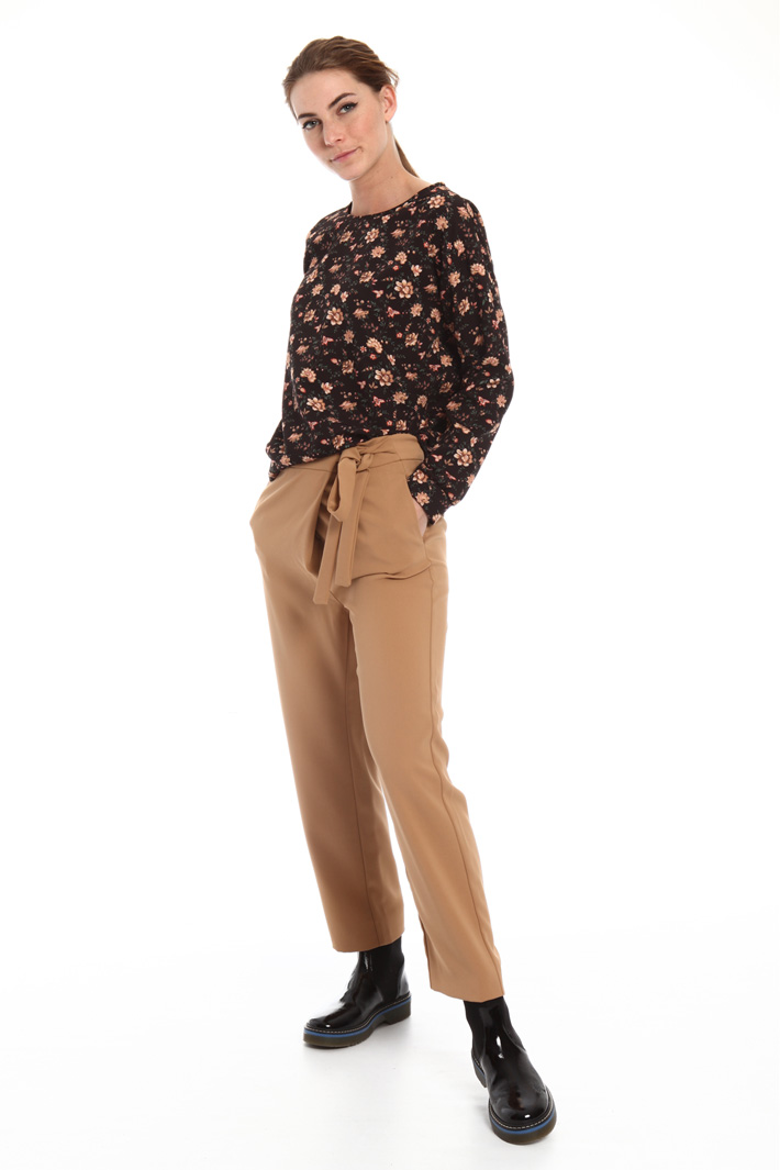 Printed cady blouse Intrend Printed cady blouse Intrend