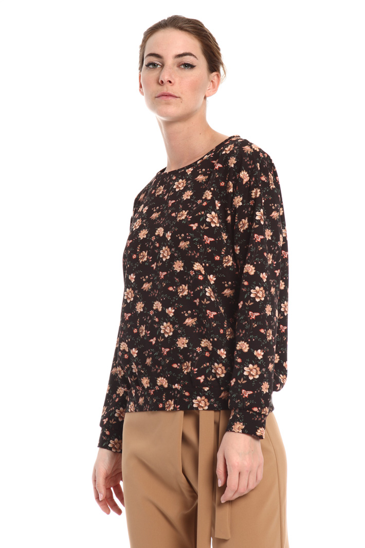 Printed cady blouse Intrend Printed cady blouse Intrend