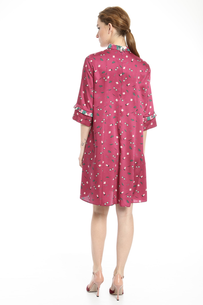Printed twill dress Intrend Printed twill dress Intrend