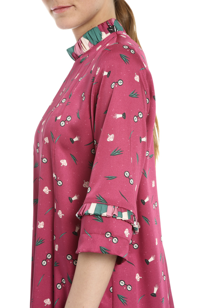 Printed twill dress Intrend Printed twill dress Intrend