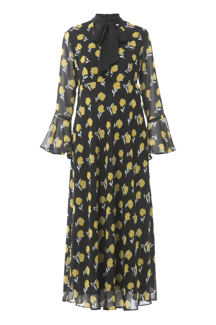 Scarf neck dress Intrend Scarf neck dress Intrend