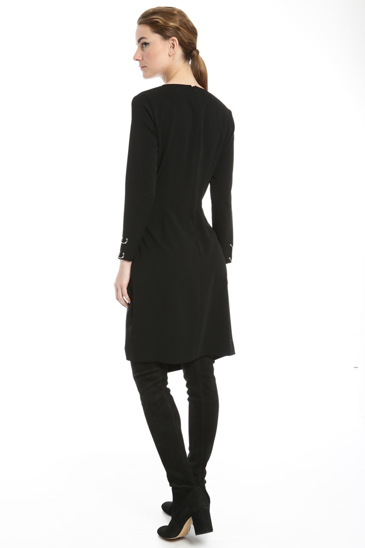Dress with side draping Intrend Dress with side draping Intrend