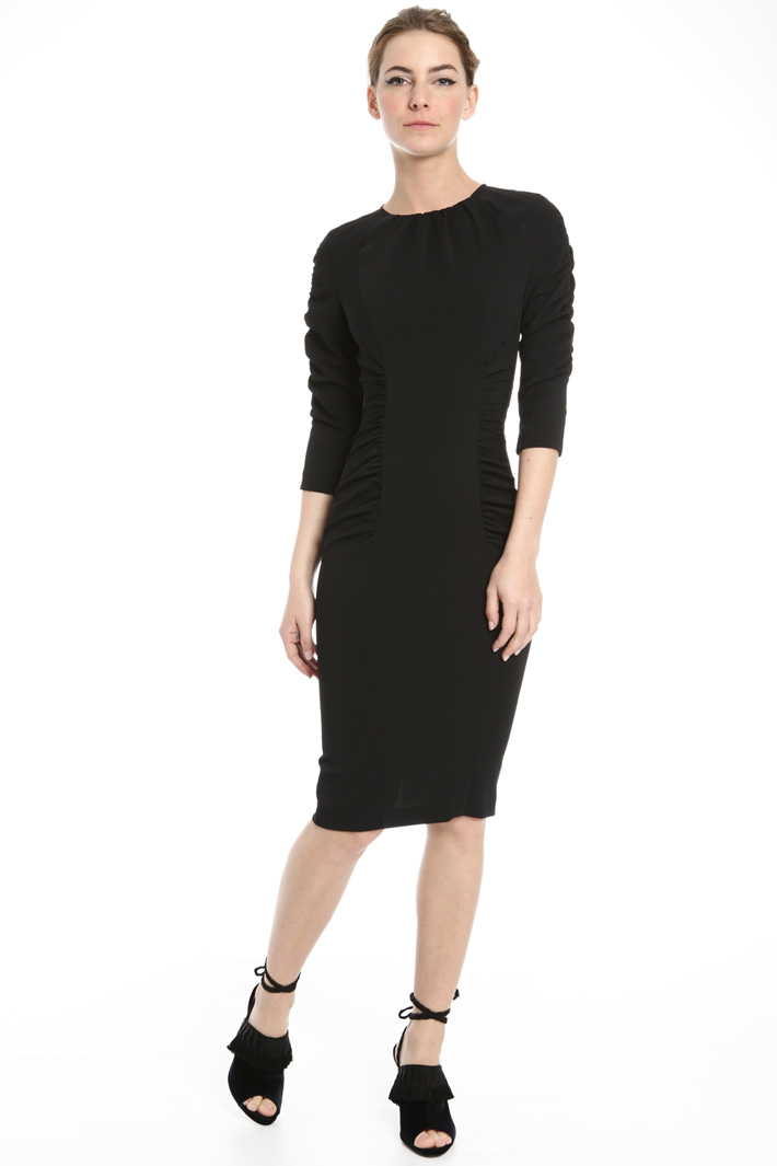 Ruched sheath dress Intrend Ruched sheath dress Intrend