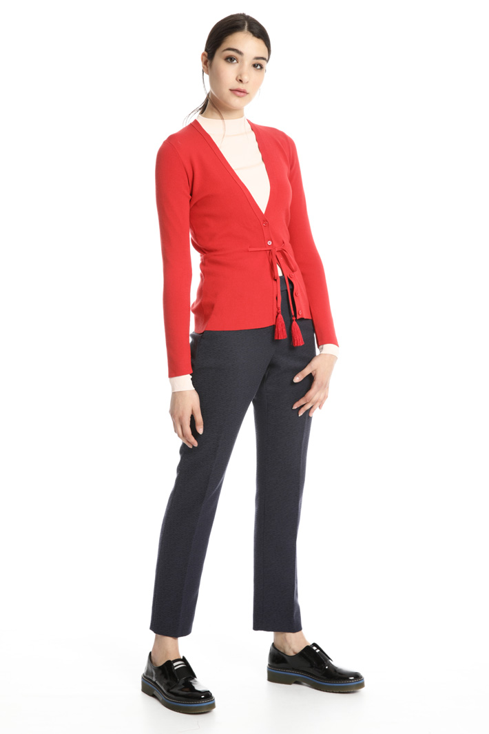 Knitted viscose cardigan Intrend Knitted viscose cardigan Intrend