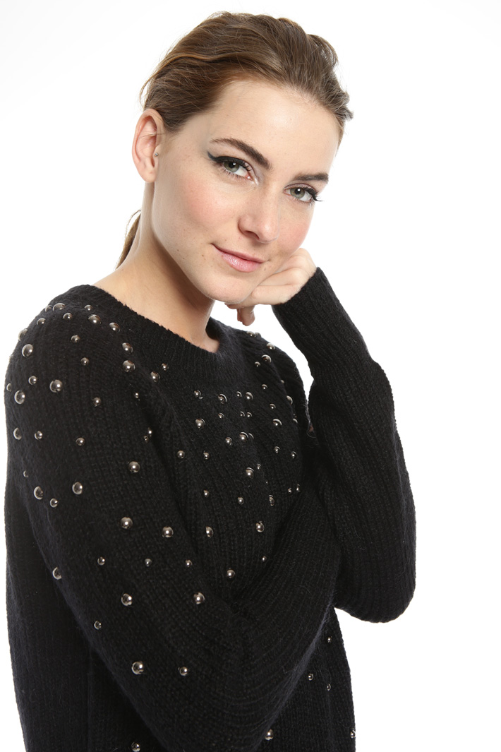 Jewel embroidered jumper Intrend Jewel embroidered jumper Intrend