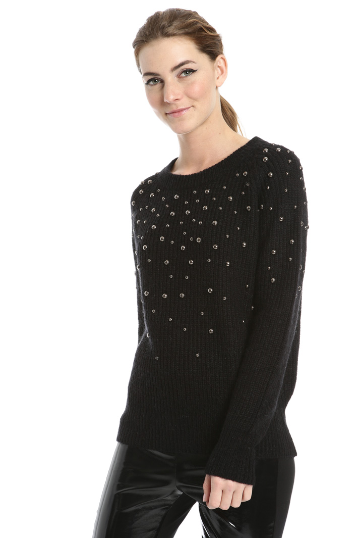 Jewel embroidered jumper Intrend Jewel embroidered jumper Intrend