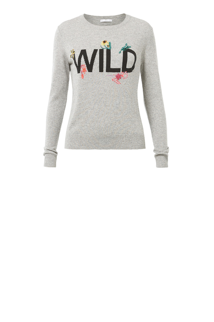 Sweater with embroidered beads Intrend Sweater with embroidered beads Intrend