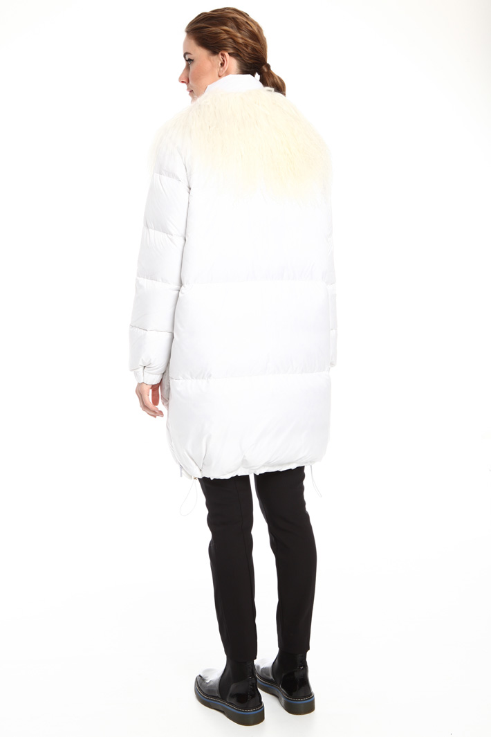 Fur trimmed down coat Intrend Fur trimmed down coat Intrend