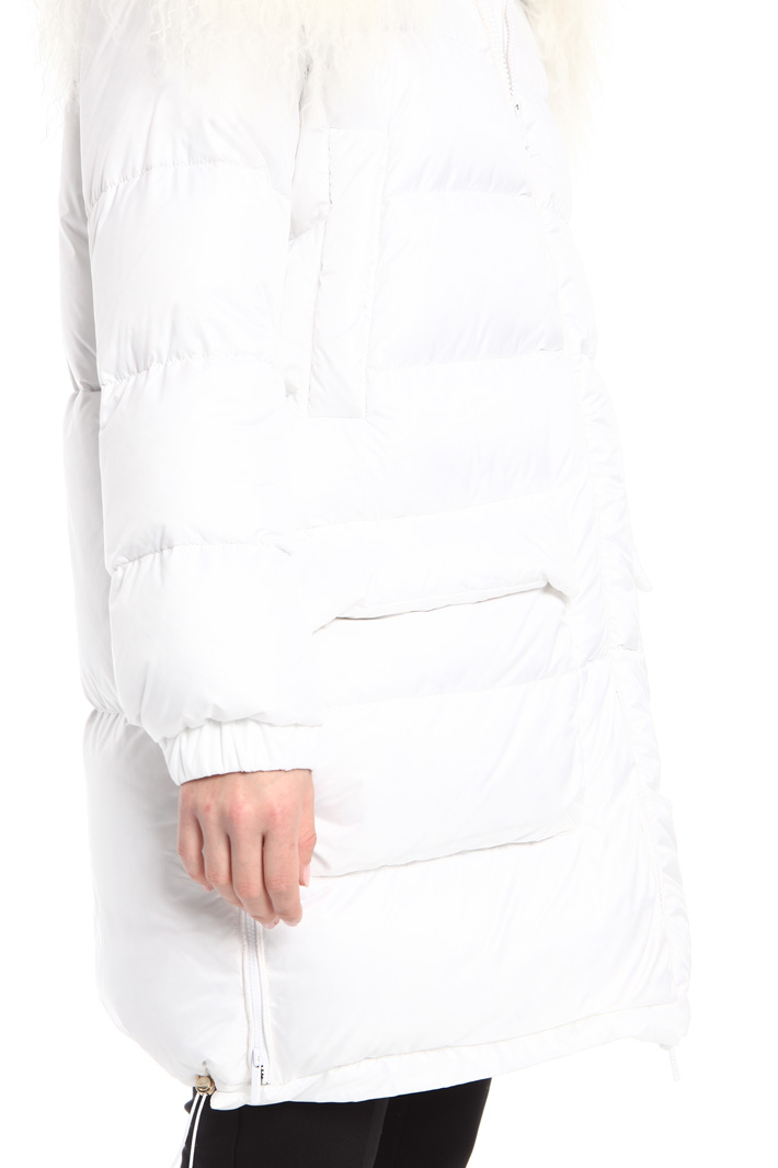 Fur trimmed down coat Intrend Fur trimmed down coat Intrend