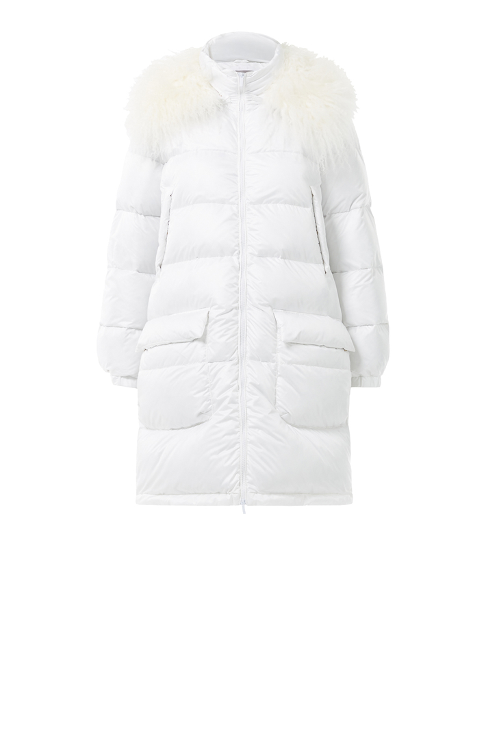 Fur trimmed down coat Intrend Fur trimmed down coat Intrend