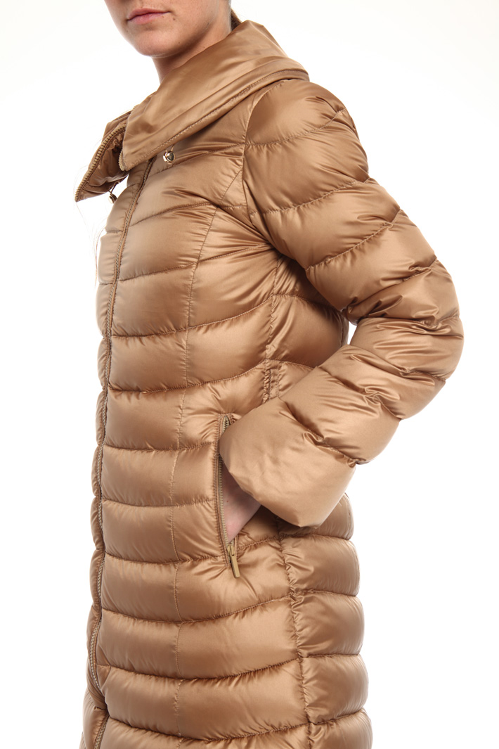 Shimmering canvas down coat Intrend Shimmering canvas down coat Intrend