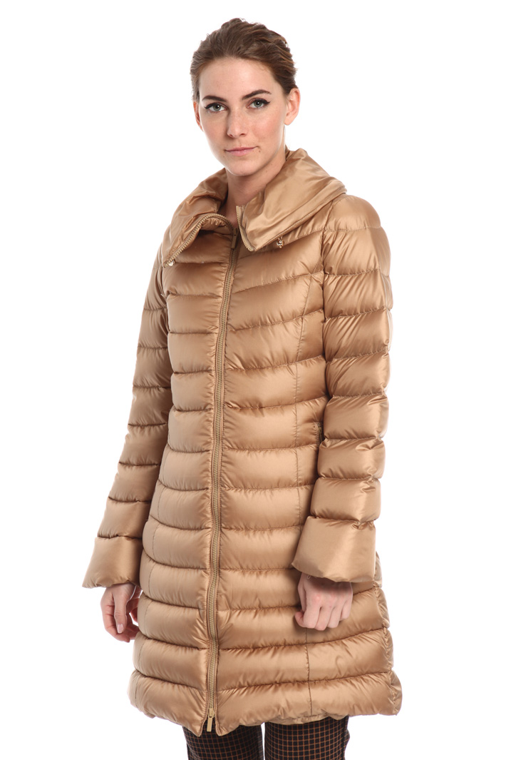 Shimmering canvas down coat Intrend Shimmering canvas down coat Intrend