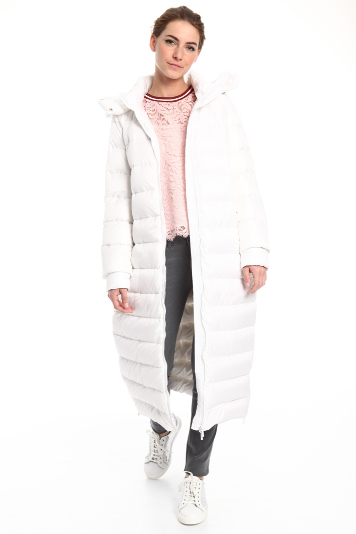 Long hooded down coat Intrend Long hooded down coat Intrend