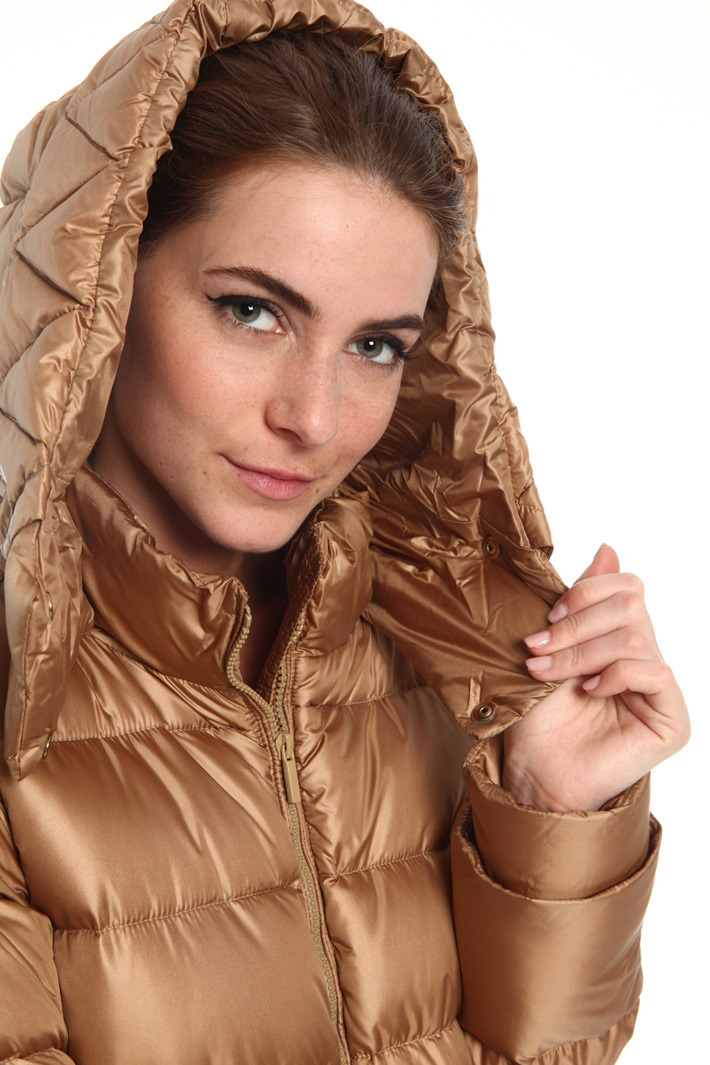 Long hooded down coat Intrend Long hooded down coat Intrend