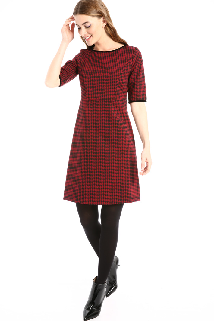 Jacquard jersey dress Intrend Jacquard jersey dress Intrend