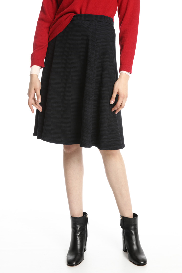 Flared jersey skirt Intrend Flared jersey skirt Intrend