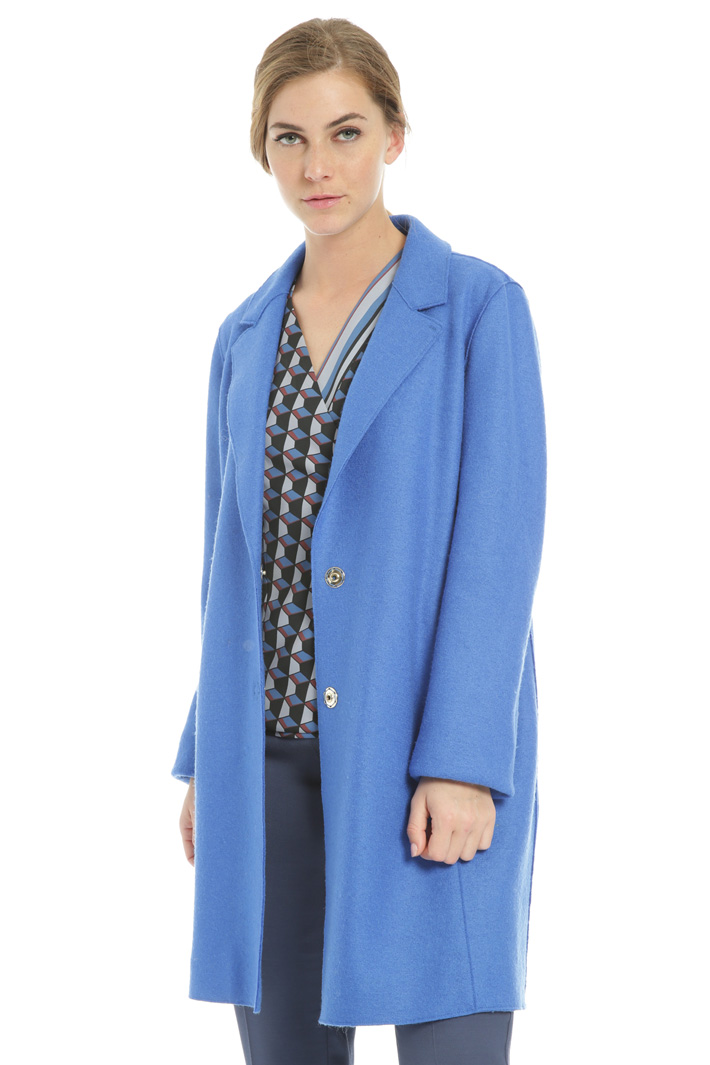 Wool jersey coat Intrend Wool jersey coat Intrend