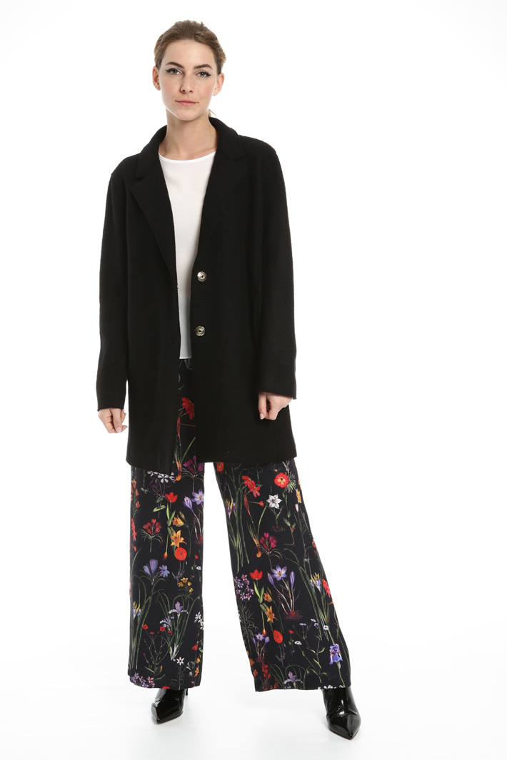 Wool jersey coat Intrend Wool jersey coat Intrend