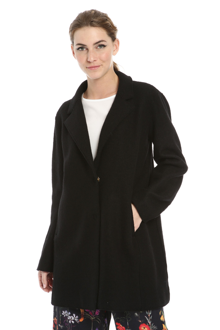 Wool jersey coat Intrend Wool jersey coat Intrend